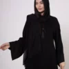 BB-508_3 Bamboo Silk Abaya with Sleeves