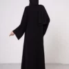BB-508_5 Bamboo Silk Abaya with Sleeves