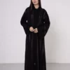 Bold Striped Bamboo Silk Abaya