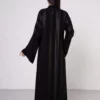 Bold Striped Bamboo Silk Abaya