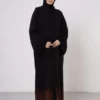 Abaya with Zebra Print