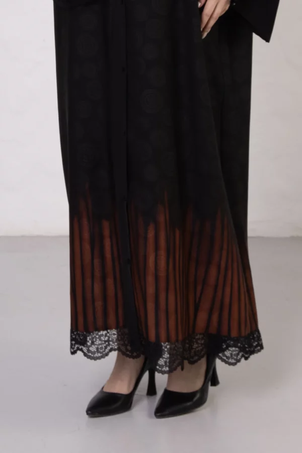Abaya with Zebra Print