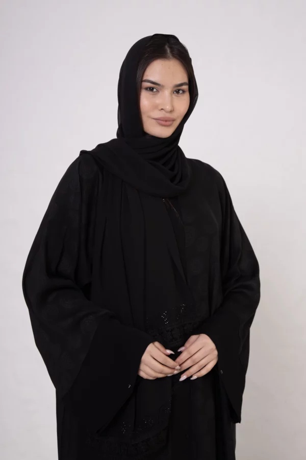 Abaya with Zebra Print