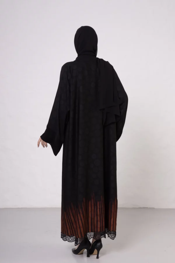 Abaya with Zebra Print