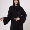 DM-512_3 Diamond Pattern Bamboo Silk Abaya