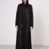 Medium Striped Bamboo Silk Abaya