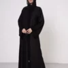 Plain Abaya with Snap Closures
