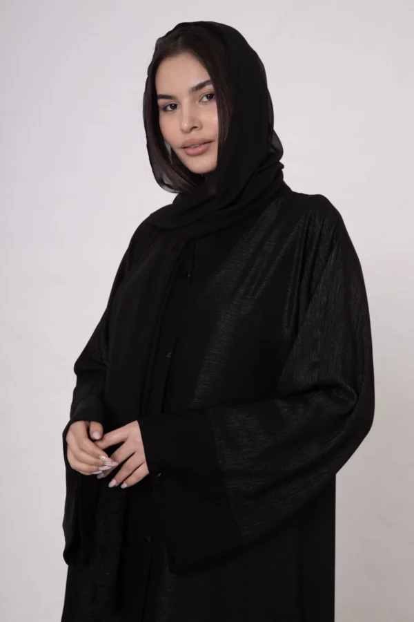 Plain Abaya with Snap Closures