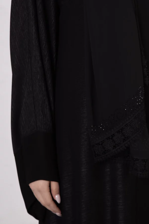 Plain Abaya with Snap Closures