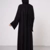 Plain Abaya with Snap Closures