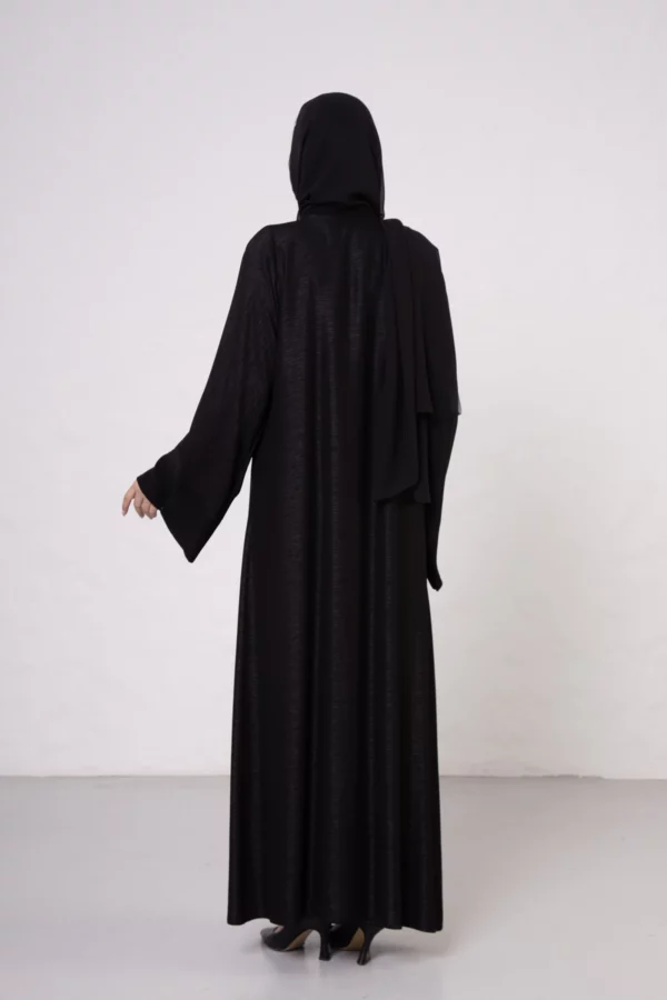 Plain Abaya with Snap Closures