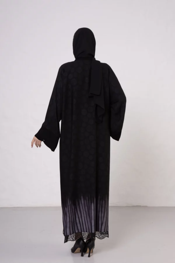 Abaya with Zebra Stripes
