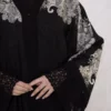Grey VS-Inspired Tuğra Print Abaya