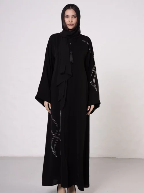 Ivy Stone Embellished Abaya