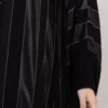 WD-514_6 Wide Striped Abaya with White Stitching