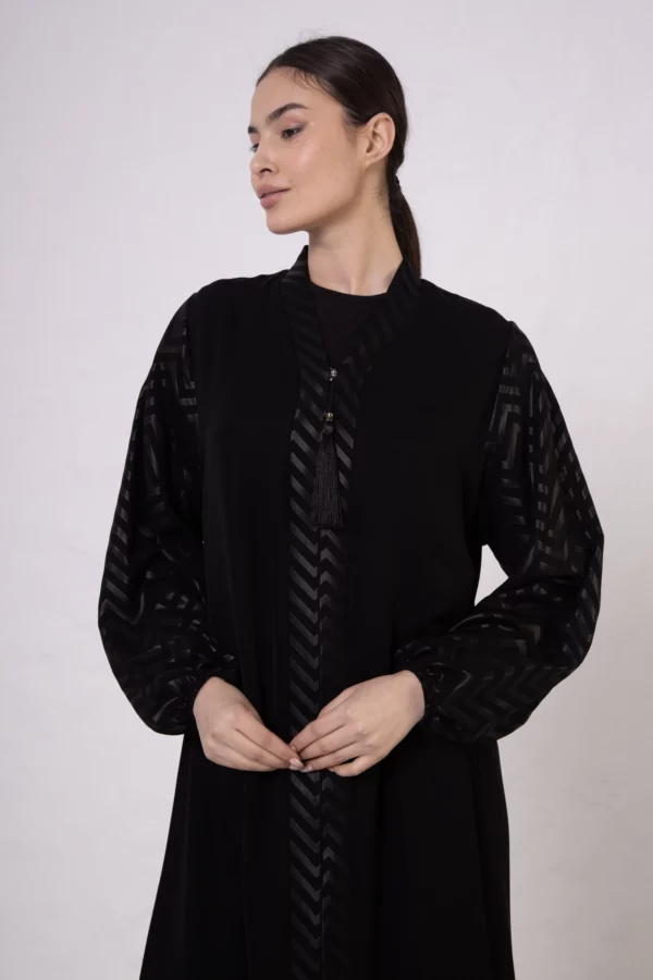 ZG-505_3 Zigzag Print Elastic Cuff