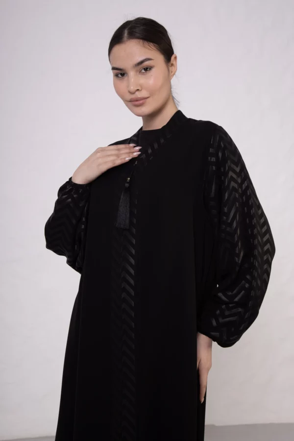 ZG-505_4 Zigzag Print Elastic Cuff