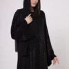 Zigzag Pattern Abaya
