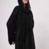 Zigzag Pattern Abaya