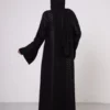 Zigzag Pattern Abaya